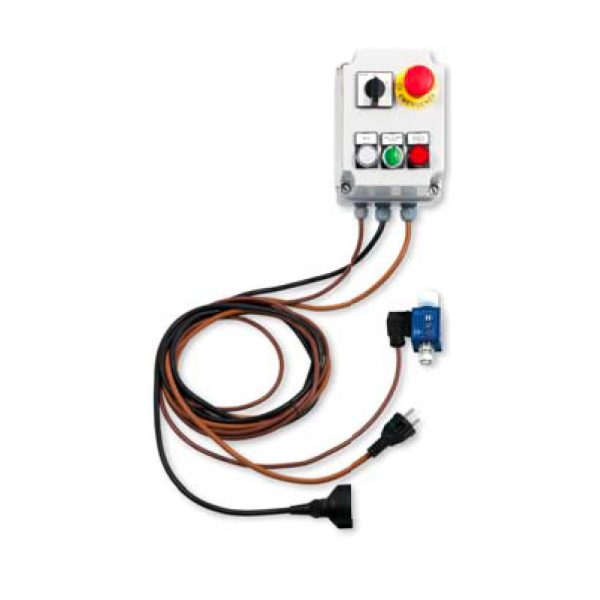 Electrical safety panel for 230 Vac single-phase electric pumps art. no. 4092, 4093, 4094 - with pressure switch