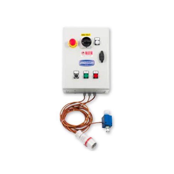 Electrical safety panel for 380 Vac electric pumps - with pressure switch