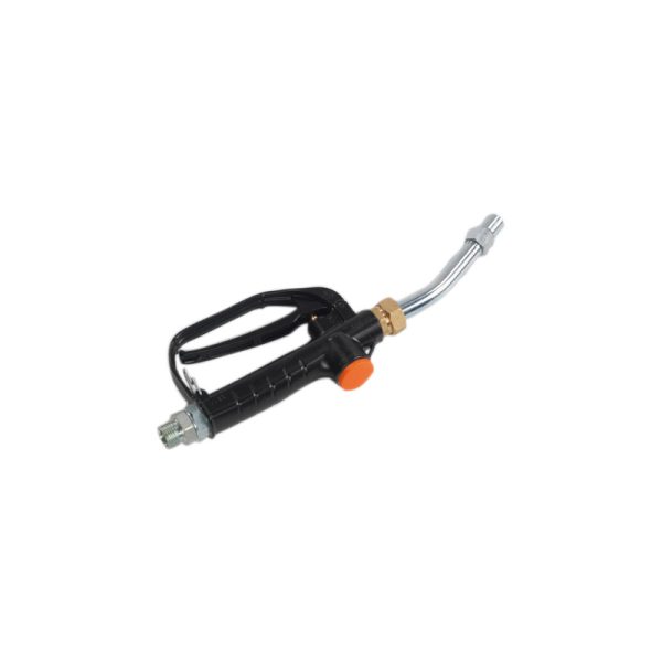 Grease gun with rigid outlet ø 16 mm and swivel joint 1/2" BSP (M)