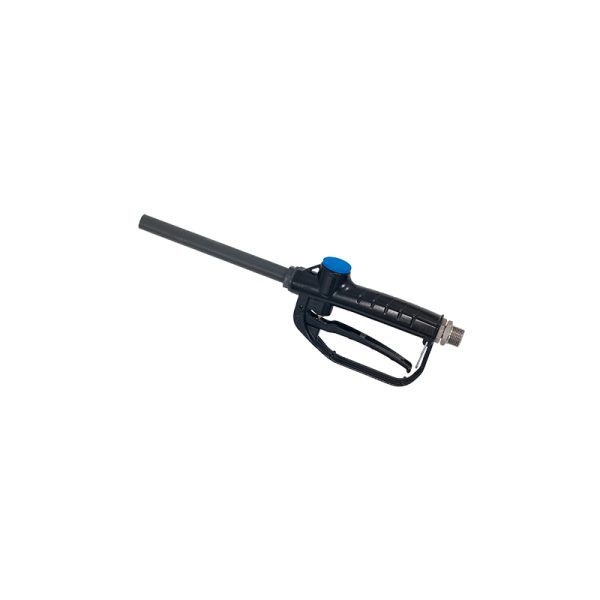 Dispensing nozzle for windshield washer fluid with rigid plastic outlet Ø 16 mm