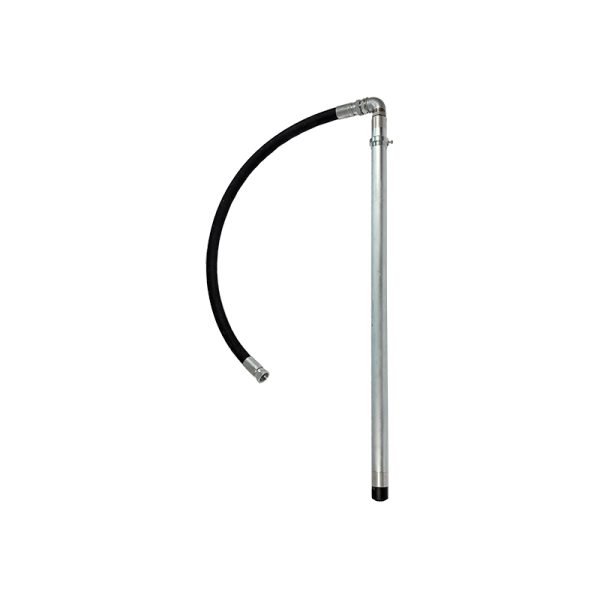 Rigid pipe Ø 40 mm for wall mounted oil pump length 950 mm (for 208 l drums)