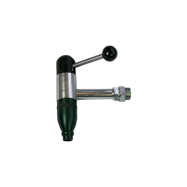 Plug cock with anti-splash filter