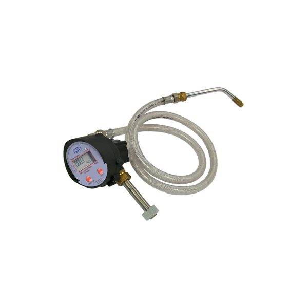 Digital meter art. no. 2967 with flexible spout and automatic no-drip