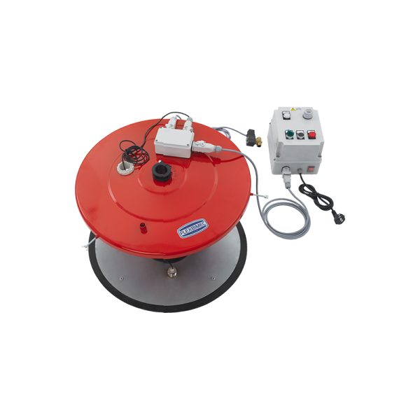 Pump stop device for grease 180 kg drums