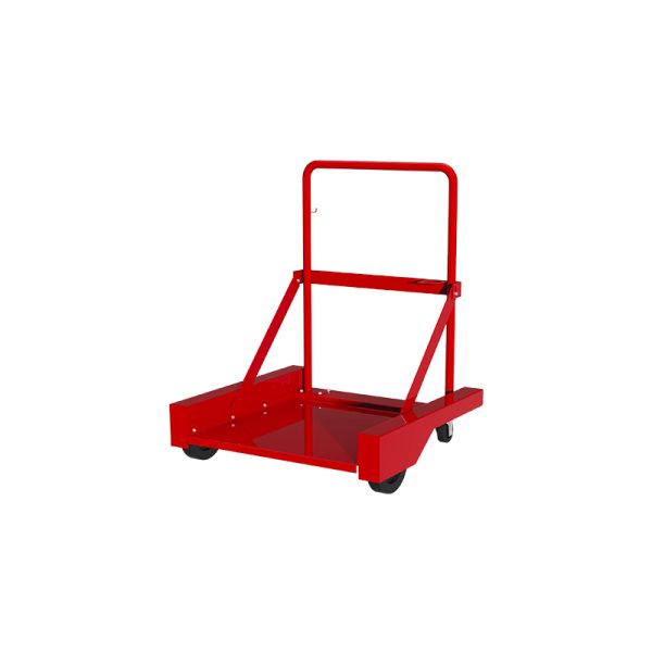Trolley with 2 wheels and two castors, standard version, suitable for 208 l – drums with protection steel.