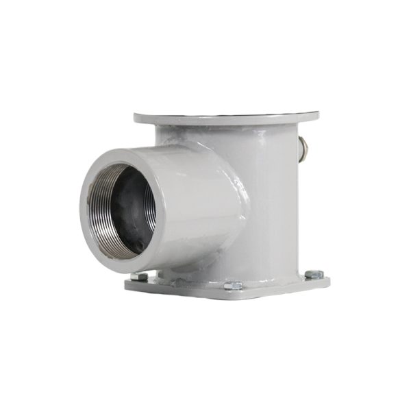 Metallic support flange for industrial pumps Power Bull series suitable to connect to bulk grease containers - Internal diameter: 50 mm