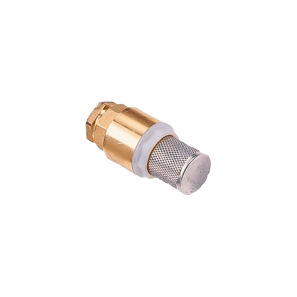Bottom valve with stainless steel filter - connection 1" BSP