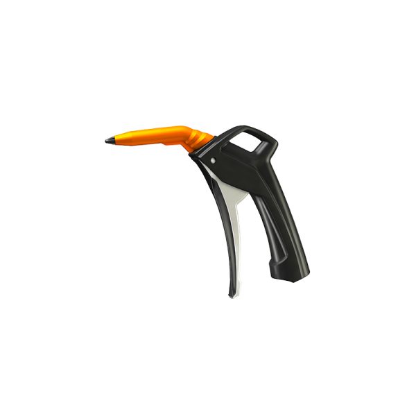 Air blow gun, ergonomic grip, body in techno polymer, with silencer - connection 1/4" BSP (F)
