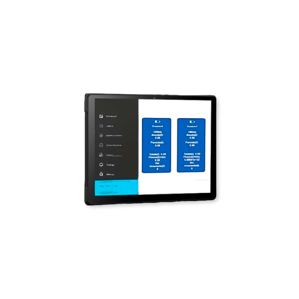 Easy Tablet - For checking and/or entering data on fluid supplies and reserves (w/o barcode and QR code reader)