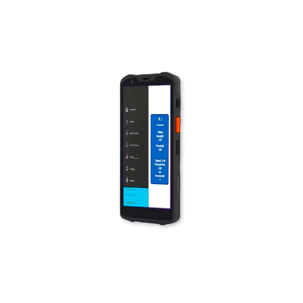 Smartphone for checking and/or entering data on fluid supplies and reserves with barcode and QR code reader