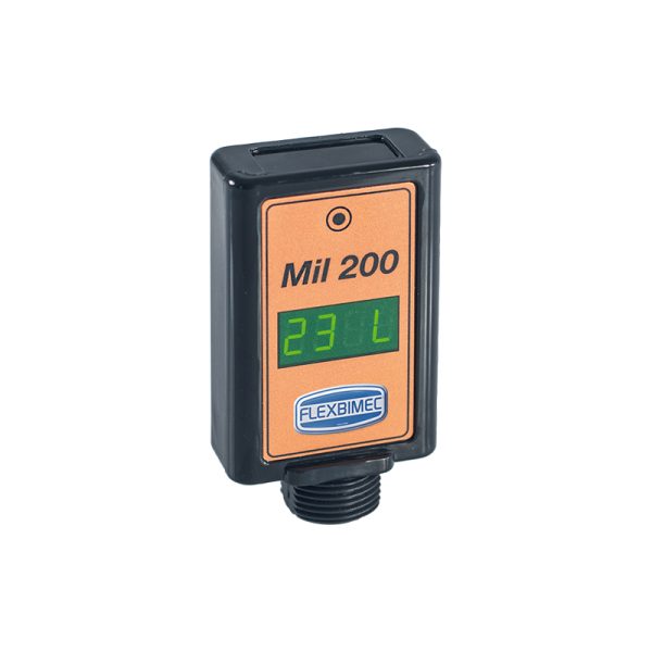 Digital ultrasonic level indicator suitable for 208 l drums