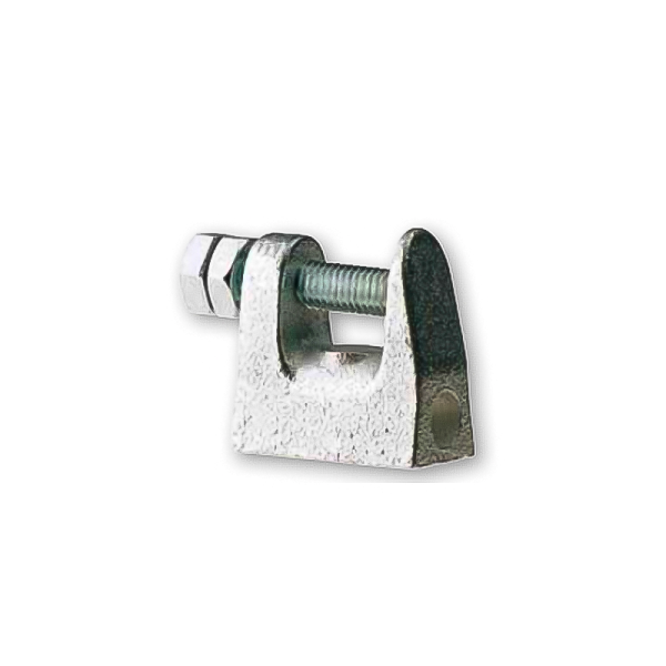 Beam clip with M8-thread, suitable for the use with pipe clamps art. no. 9877