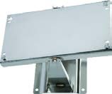 Pivoting wall mounting bracket, stainless steel, suitable for hose reels art. no. 9525 - 9533 - 9570 - 9584