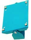 Pivoting wall mounting bracket, painted steel blue color, suitable for hose reels art. no. 9090X - 9091X
