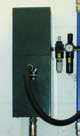 Steel silencer cover for wall mounted air operated pump