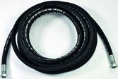 Flexible hose for grease and water high pressure Ø 3/8" (Ø 10) R2 length 4 m