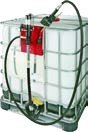 Pneumatic oil kit with bracket for 1000 l steel stocking tank with 6:1 oil pump