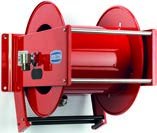 Spring driven painted steel hose reel L. max 15 m w/o hose - Ø 1"