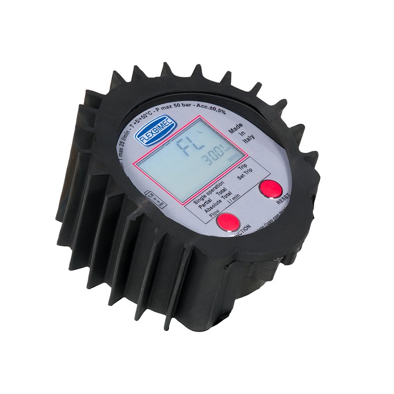 Electronic oval gears flow meter for grease series "2TT Grease Neptune"- for inline applications and 1/4" BSP (M) connection