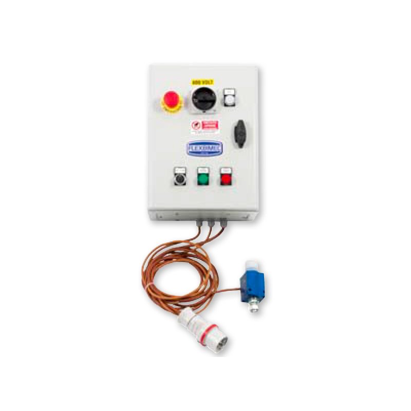Security control panel for 230/380 V electric pumps