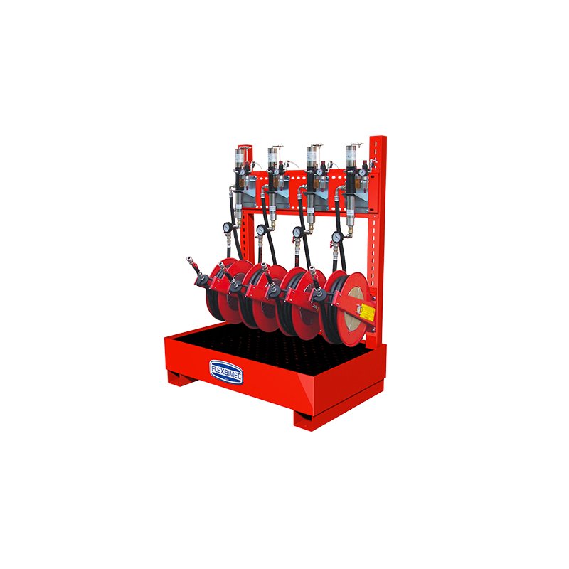 Kit for evacuating petrol and diesel fuel with steel framework for end-of-life vehicles - Kit for n. 2 fluids