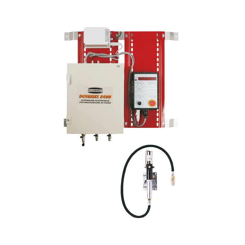 Dosamix kit suitable for manage one fluid with water