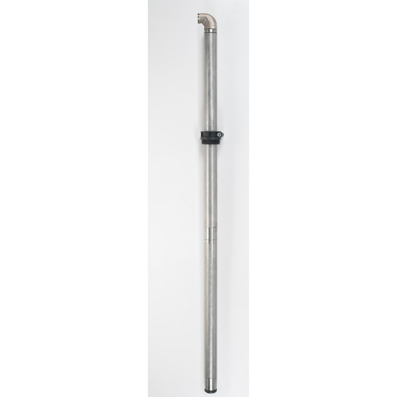 Stainless steel suction rigid pipe for pneumatic pump