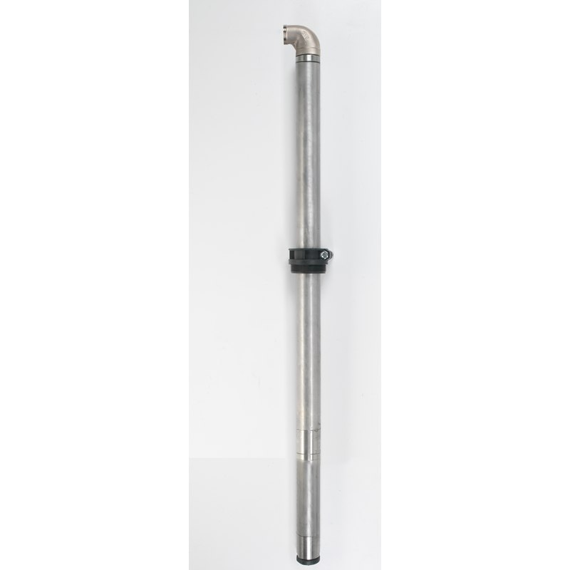 Stainless steel suction rigid pipe for pneumatic pump