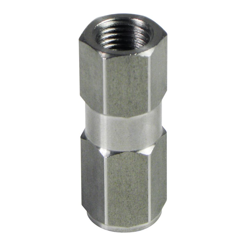Non-return valve in stainless steel, Ø 1/2" BSP, for in-line installations