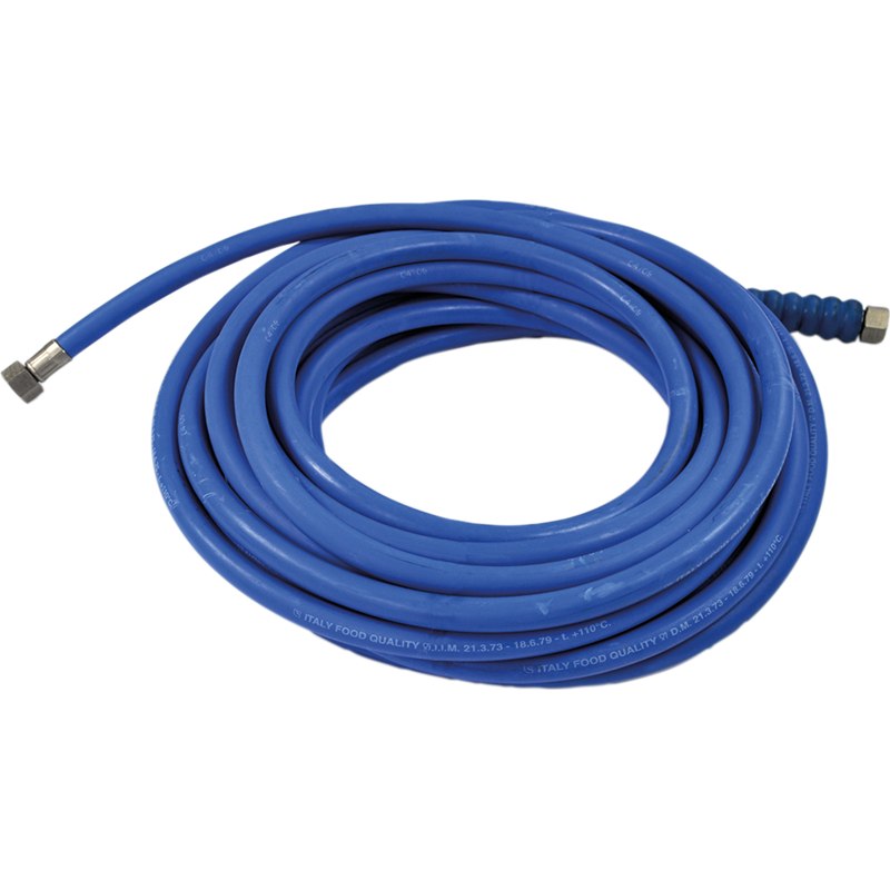 Flexible hose Ø 1/2'' for water model CASER - stain proof, EPDM seals, T.max 120°C, W.P. 10 bar B.P. 30 bar, brass couplings Ø 1/2'' BSP…