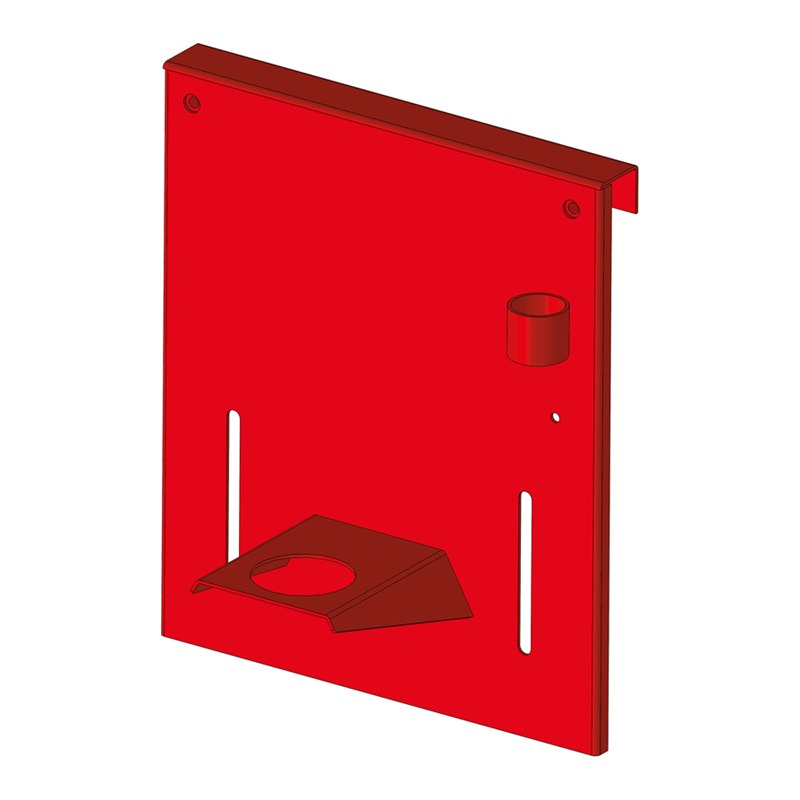 Fixation bracket for air operated pump to 1000 l IBC