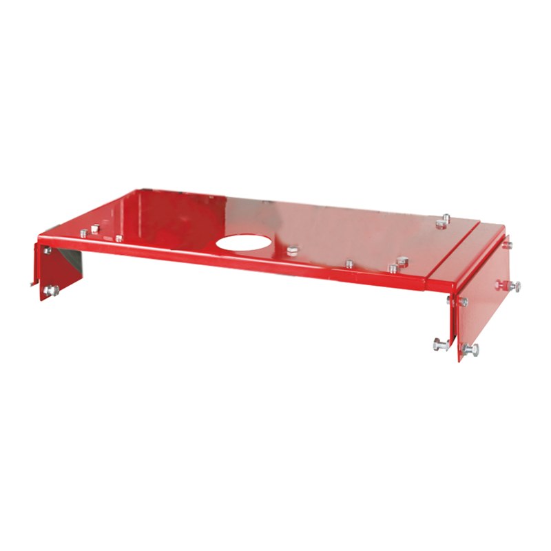 Adjustable steel bracket for 1000 L. stocking tanks